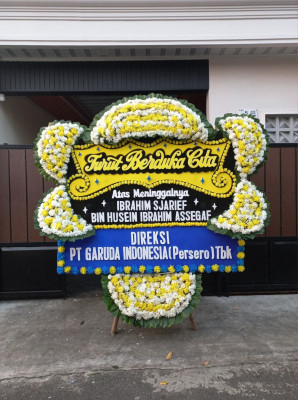 Papan Bunga Duka di Turen