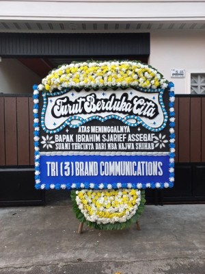 Papan Bunga Duka di Turen